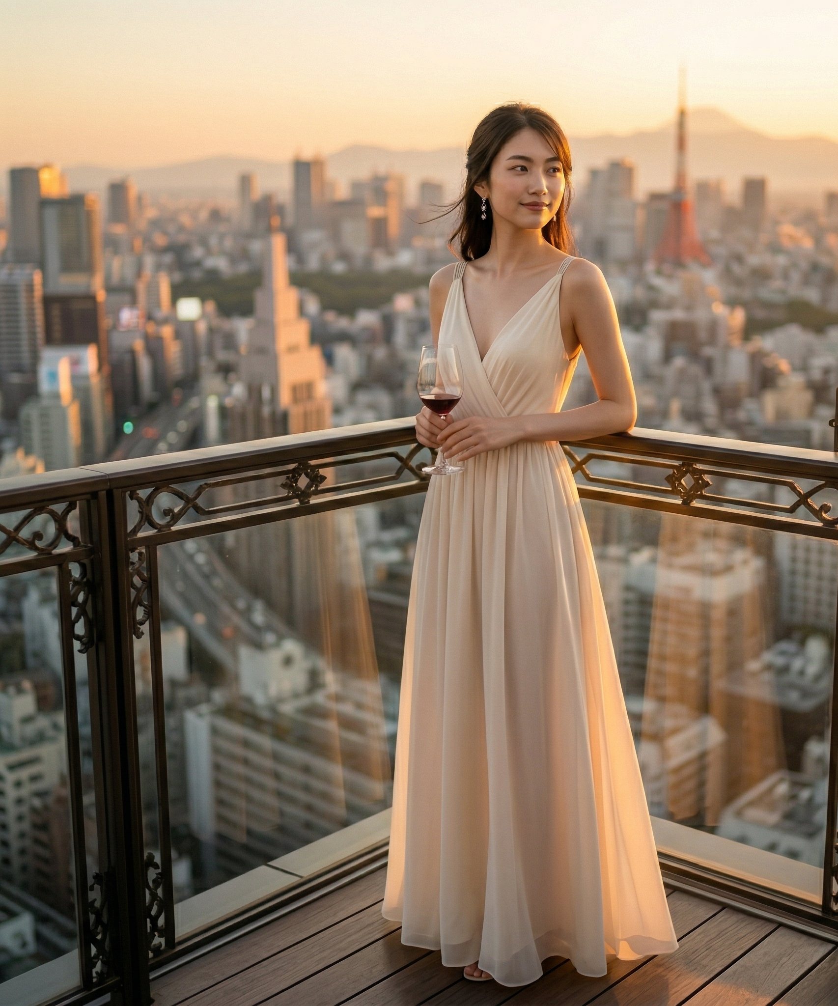 夜景に掲げるグラス — 役に立たない時間が、一番遠くへ連れていく